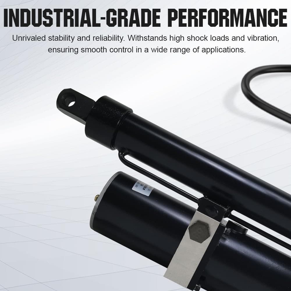 DC 12V Hydraulic Linear Actuator 8" Stroke Length 1700Lbs Linear Actuators 2