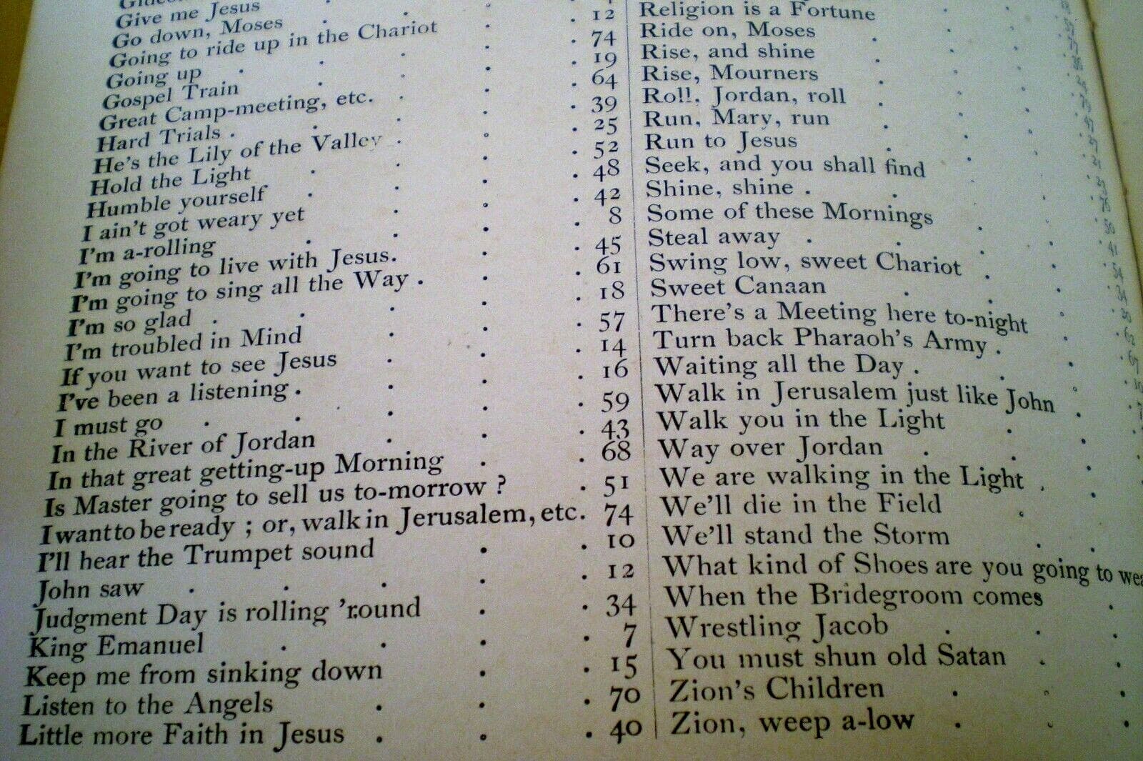1915 JUBILEE AND PLANTATION SONGS ~ JUBILEE SINGERS ETC. ~ AFRICAN-AMERICAN  5