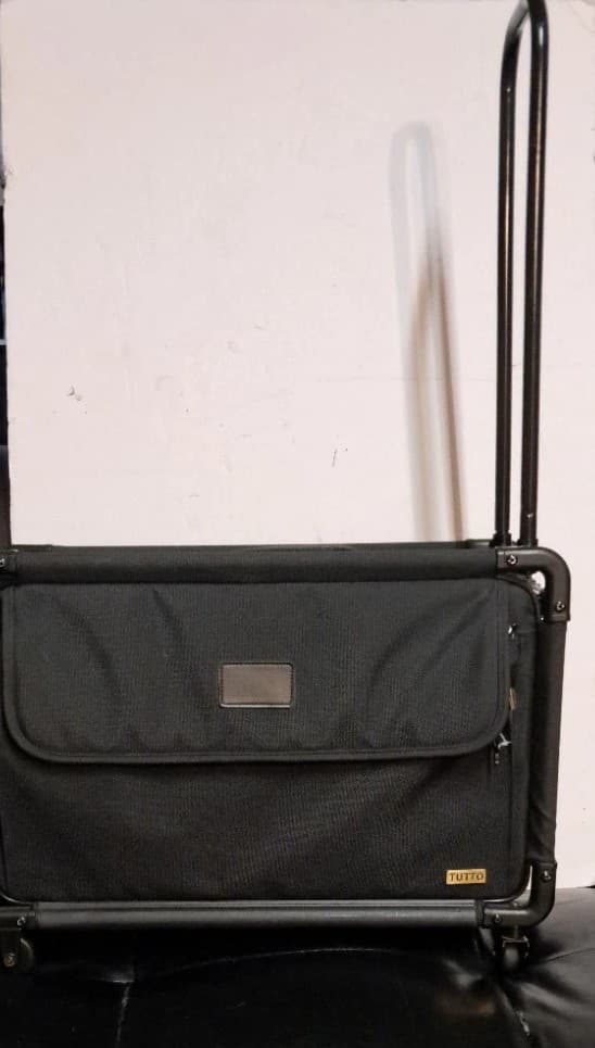 Tutto Sewing Machine Case On Wheels Black Collapsible 20x12x8 2