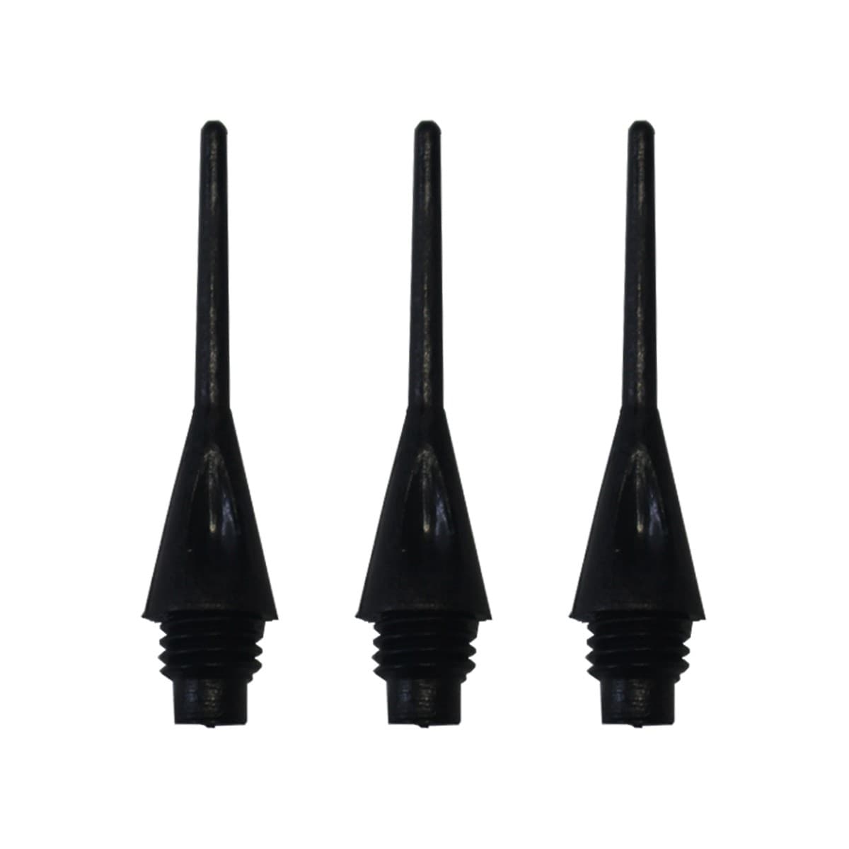 Dart Tips - Soft - Black - 1/4" - Set of 100 2