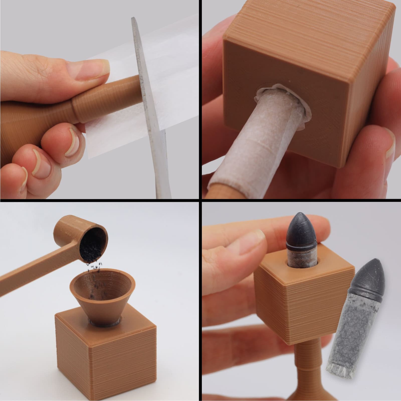 54 Percussion Sharps Paper Cartridge Former Deluxe Kit 6