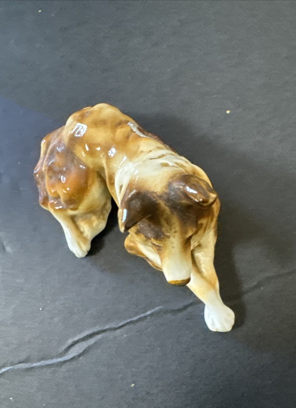 Bone China Three Border Collies Dogs Laying Down Crossed Paws stand sit Shiken 4