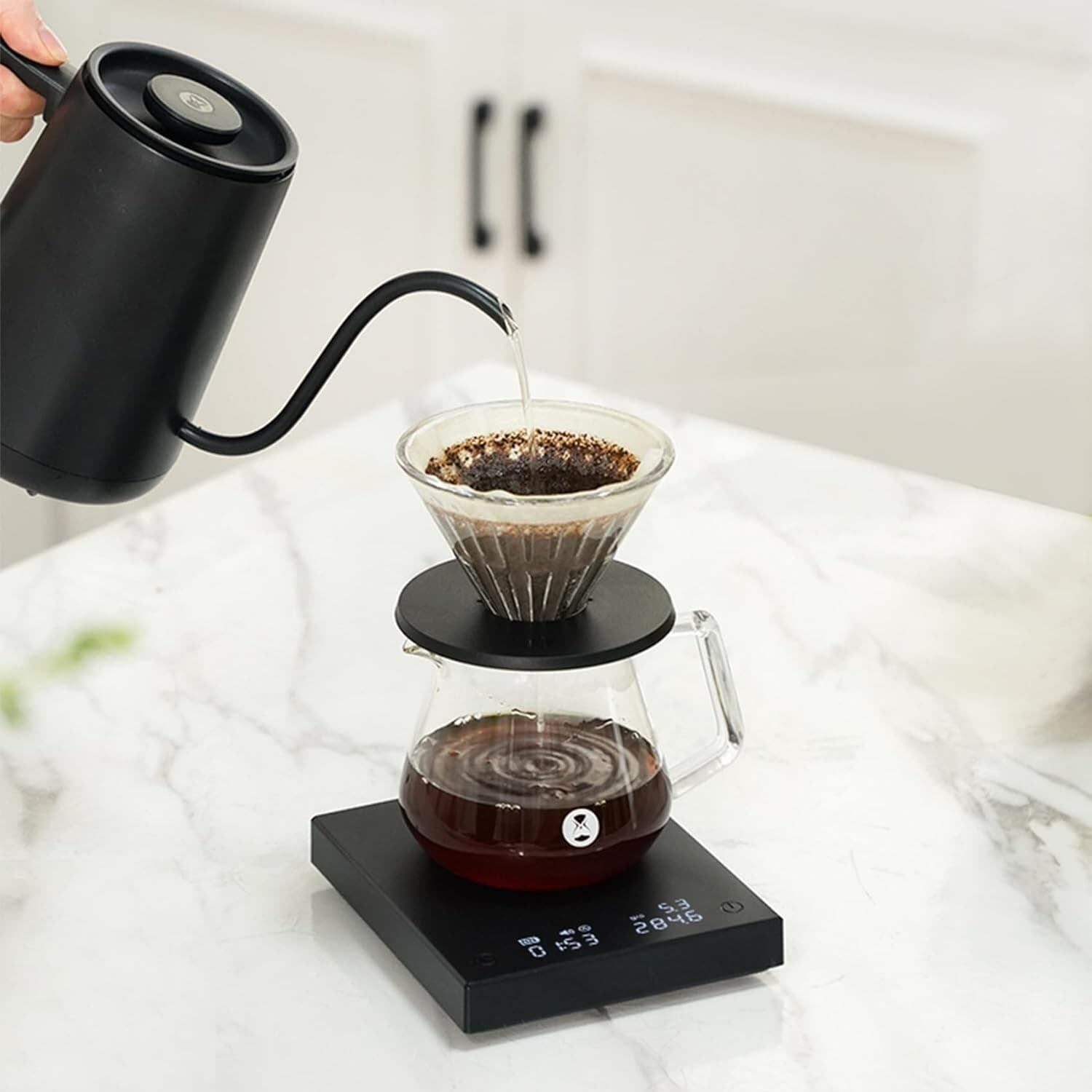 TIMEMORE Coffee Scale Basic 2.0 Electronic Espresso Scale with Water Flow Rate 6