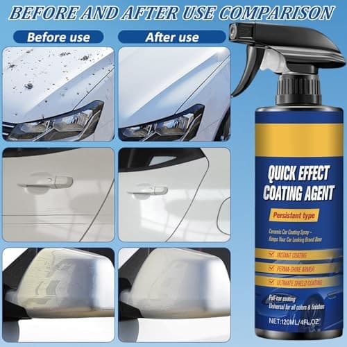 2PCS Advanced Car Quick-Acting Coating Agent Spray, Quick Effect Coating Agent  3