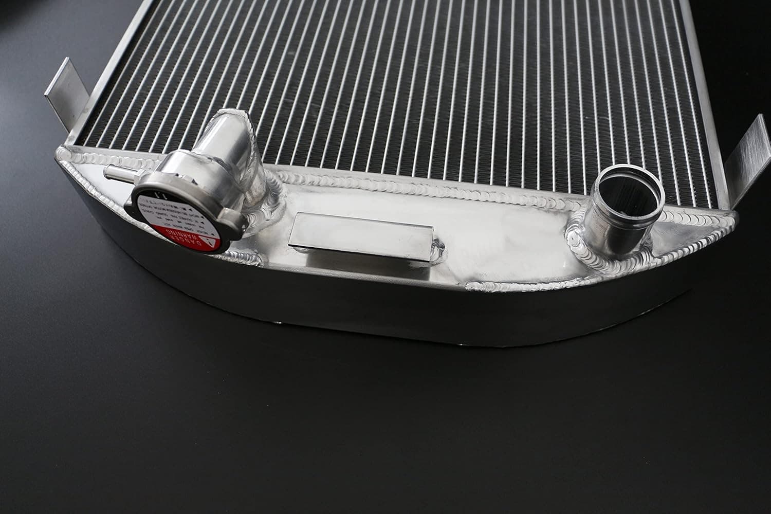 4 Row Aluminum Core Radiator For Ford 1930-1938 Hi-Boy Hot Rod Model A 6
