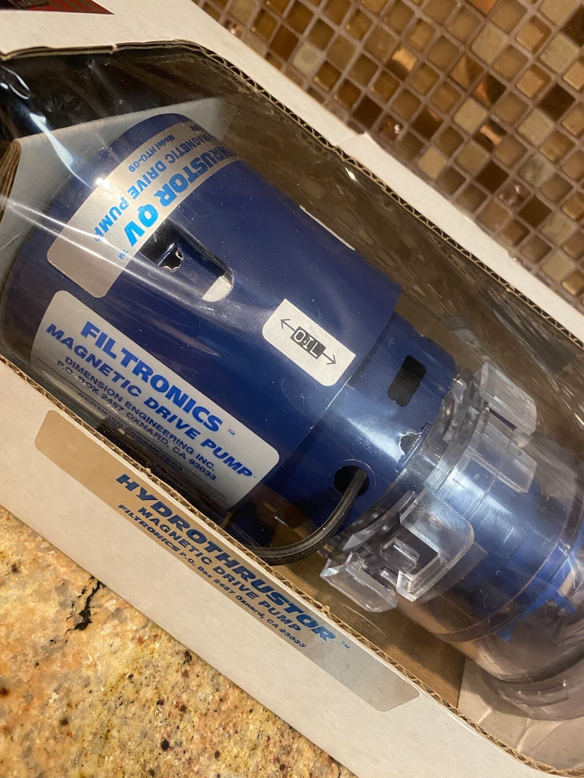 Filtronics Hydrothrustor QV Variable Flow Magnetic Drive Pump 500 GPH HTO-09 * 3