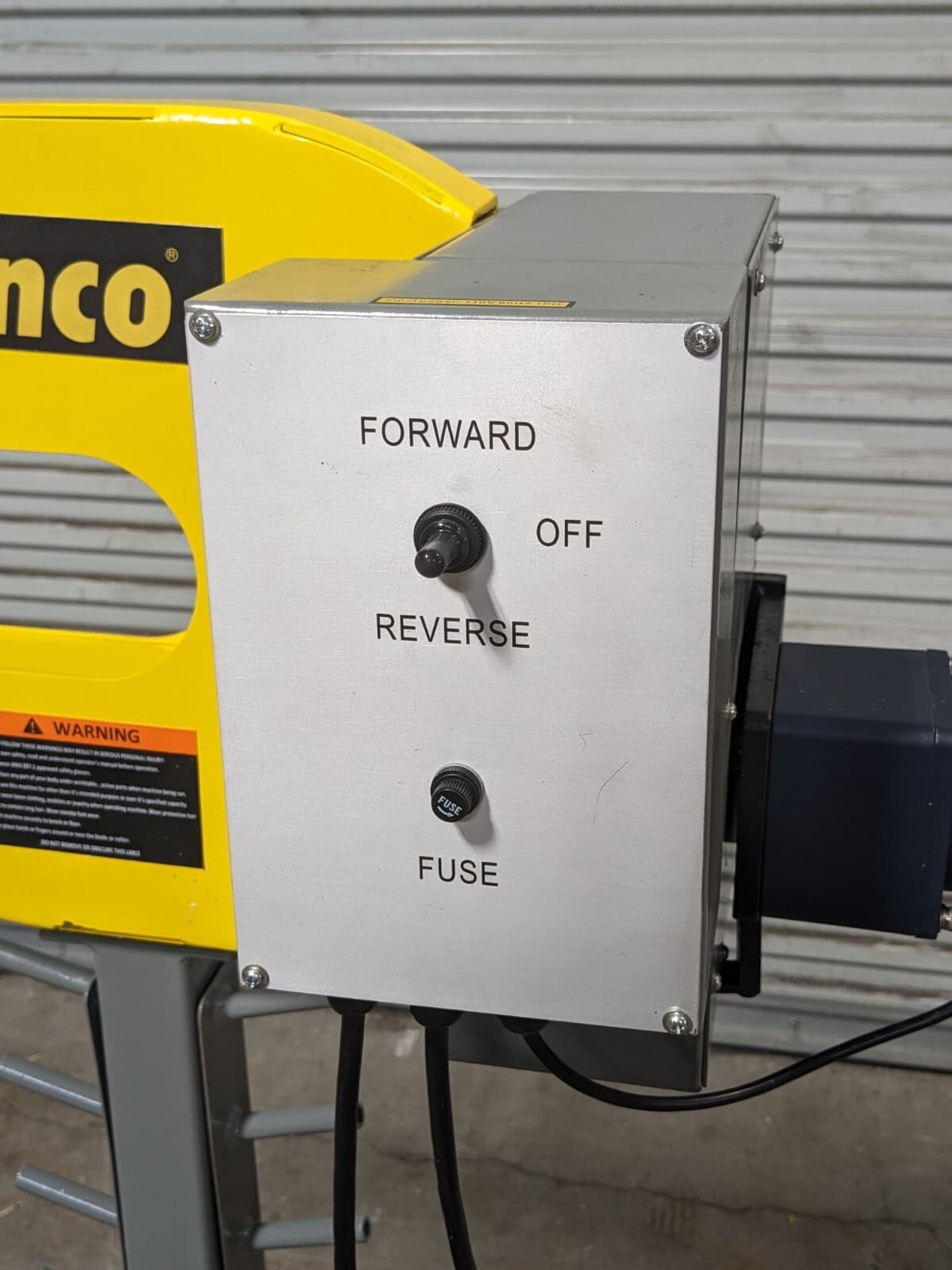 Enco Electric Bead Roller 20 Ga. Capacity 24 In. Throat Depth 110v 1.5 Amp 5