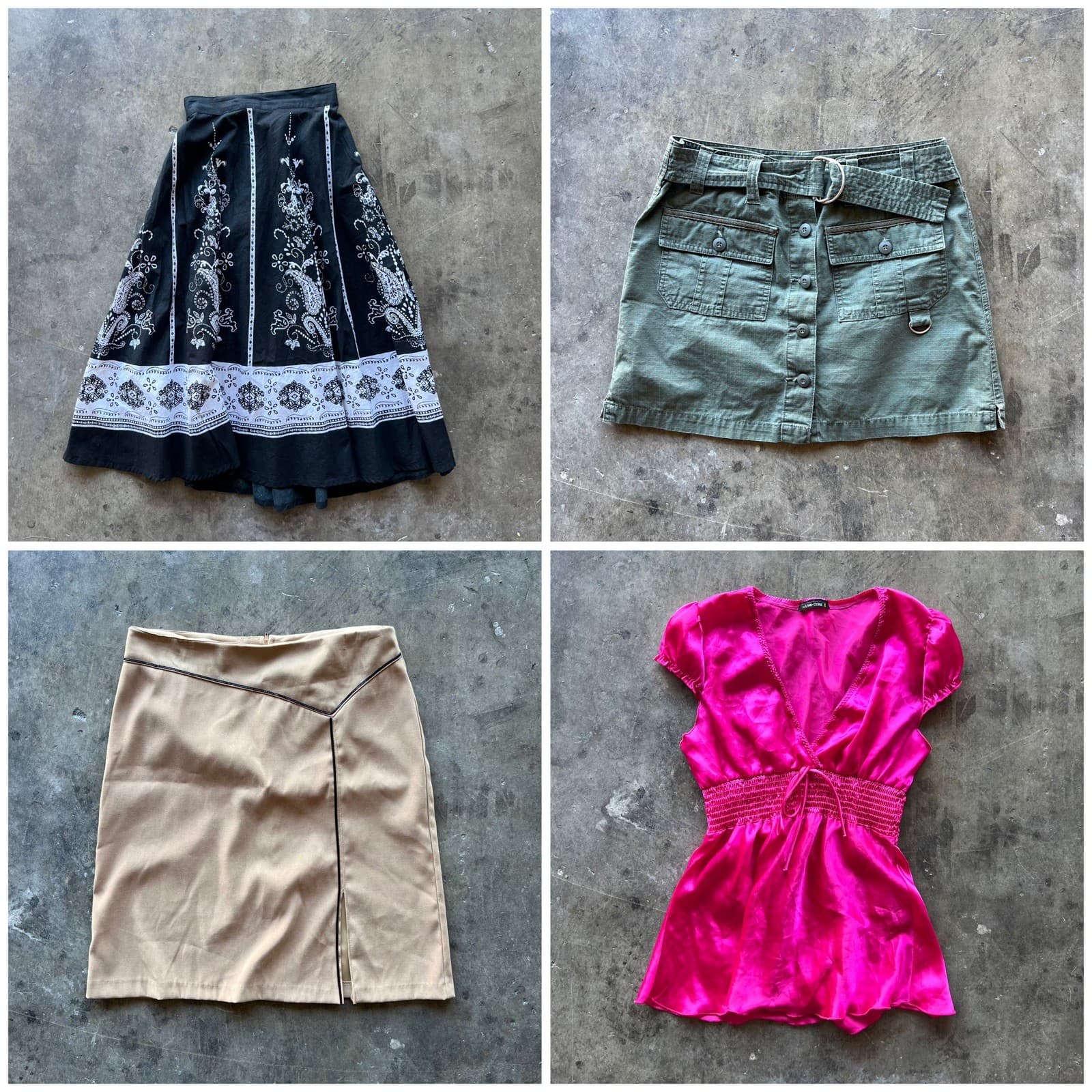 15 Pieces Y2K Vintage Wholesale Bundle Mix Women’s Tops & Skirts 3