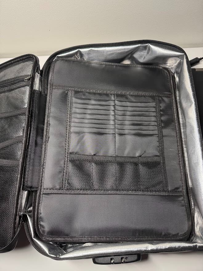 ENGPOW 5200°F Fireproof Document Bag with Lock,Upgraded Heat Insulated Fireproof 4