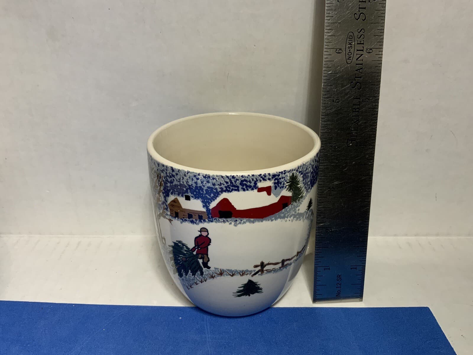 Folkcraft Stoneware Winterside 4 Piece Set 6