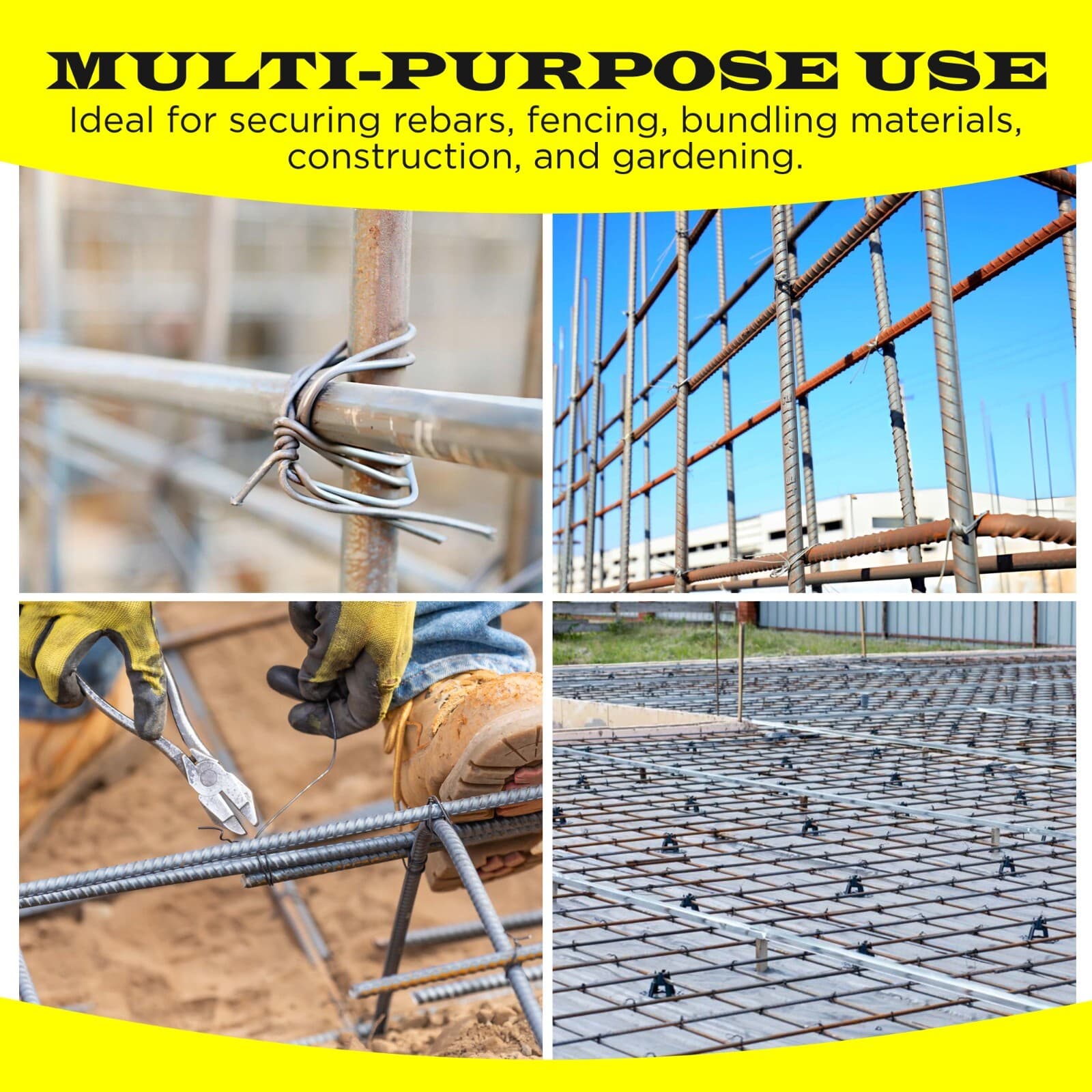 Galvanized Tie Wire, 16 Gage Soft Annealed, 3.5lb Rolls 1 - 100 Qty SIMBA STEEL 5