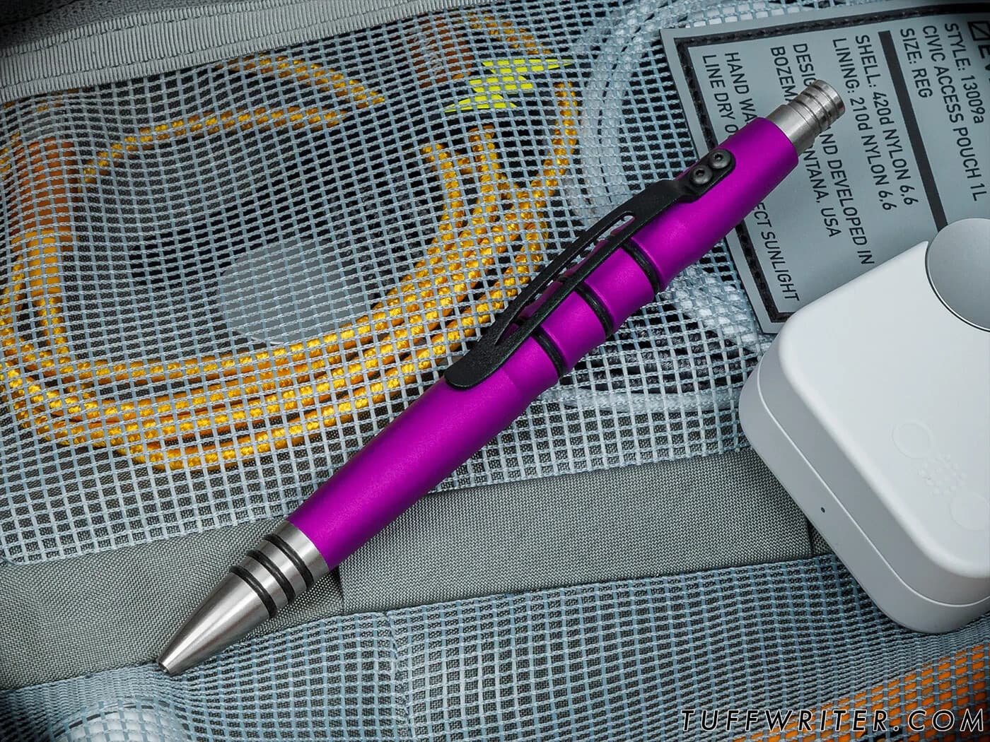 Tuff Writer Precision Press Pen Aluminum Plasma Purple Authorized Dealer