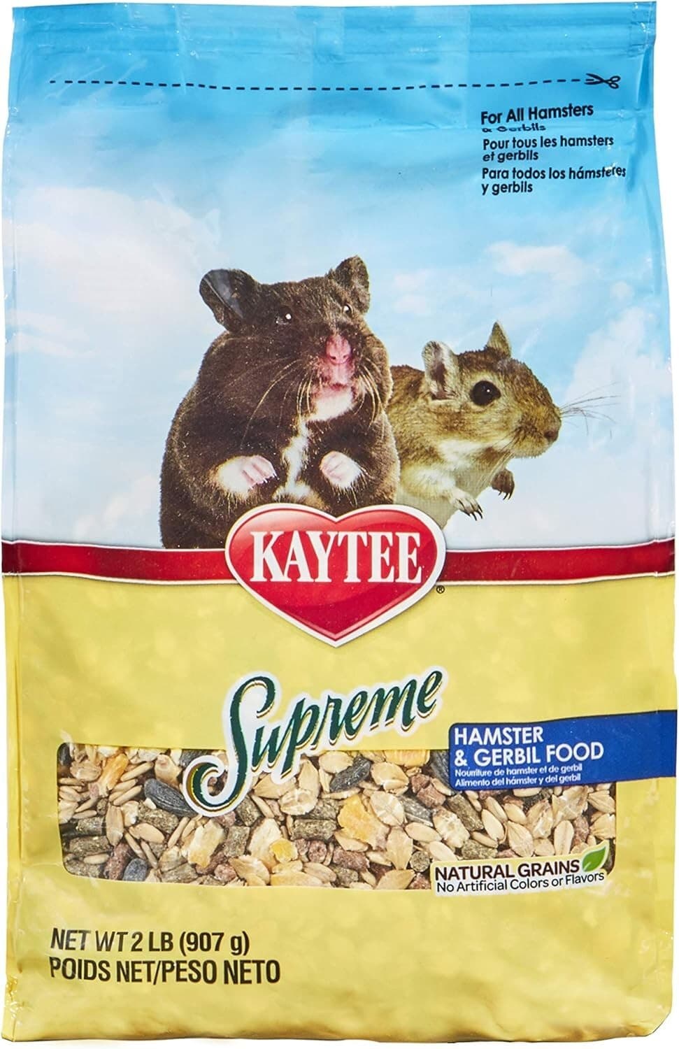 Kaytee Supreme Hamster & Gerbil Food, 2 Lb (Pack Of 1) 2