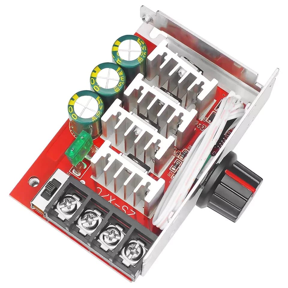 DC 7-70V 30A PWM HHO RC Brush Motor Speed Controller Power Wheel Dimmer 12V 24V  3