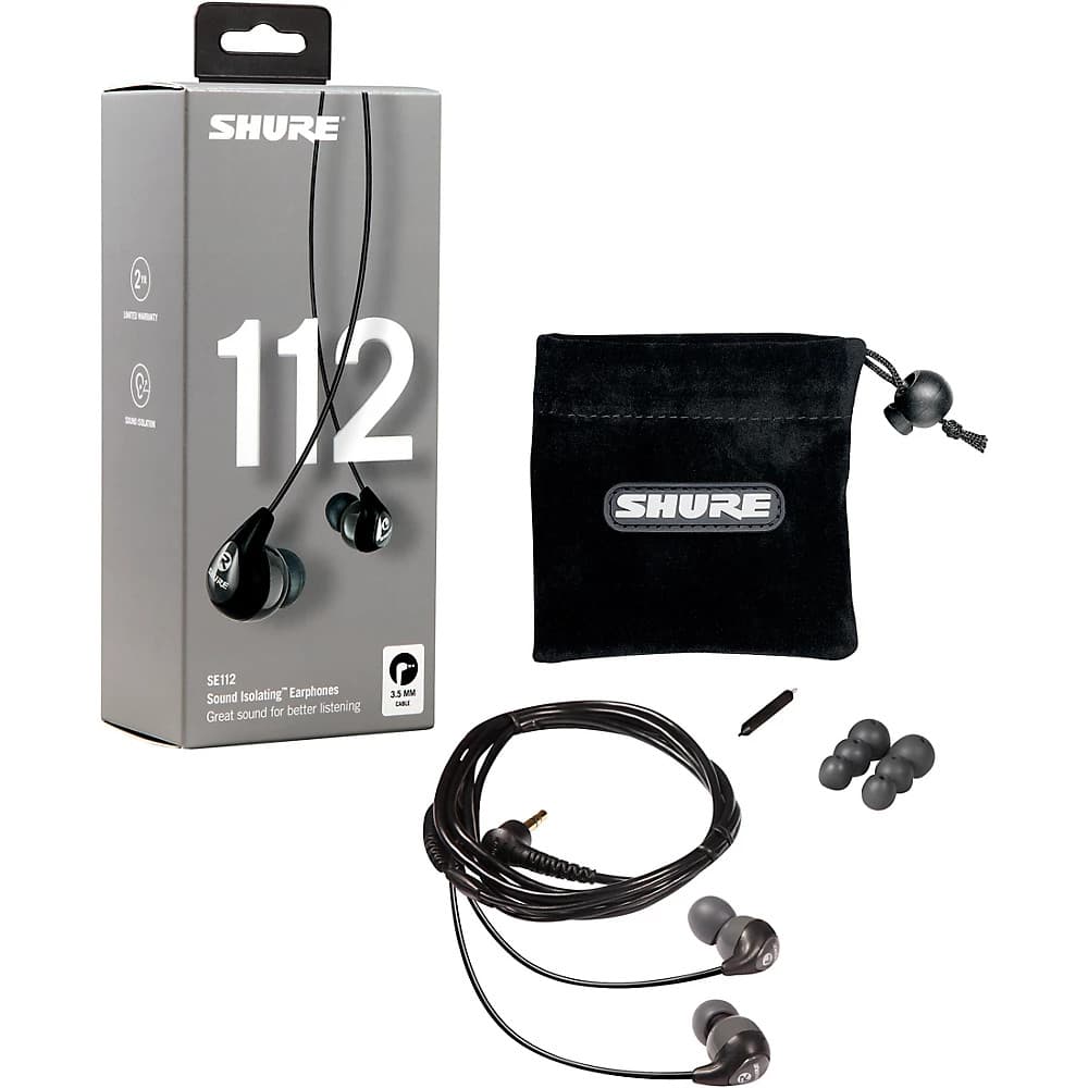 Shure SE112 Earphone Gray 4