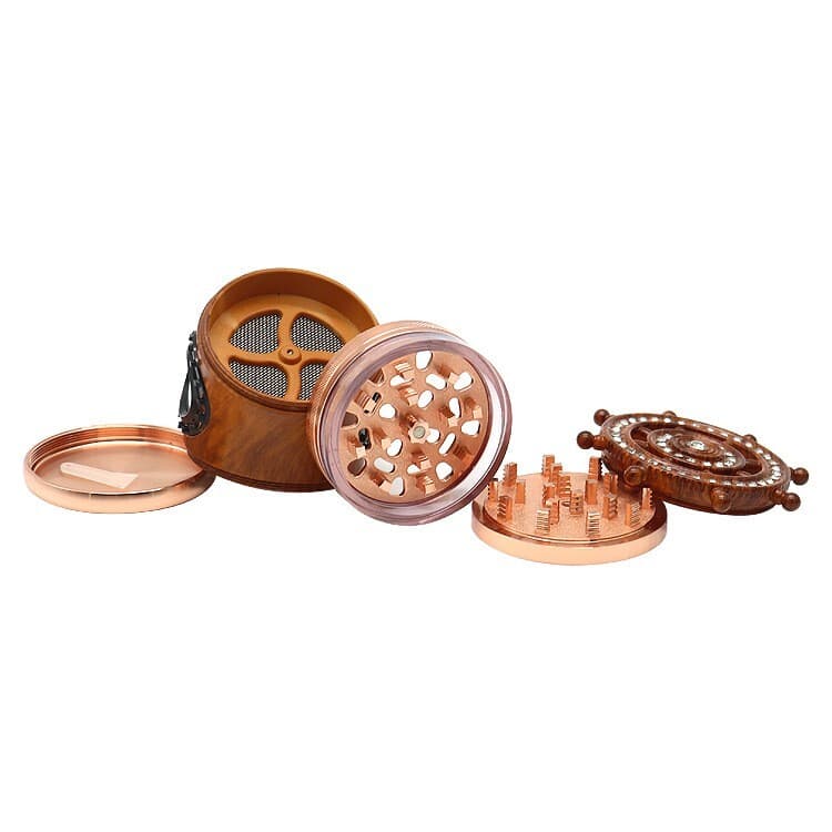 2.5 inch Captain Herb Grinder Spice Crusher 4