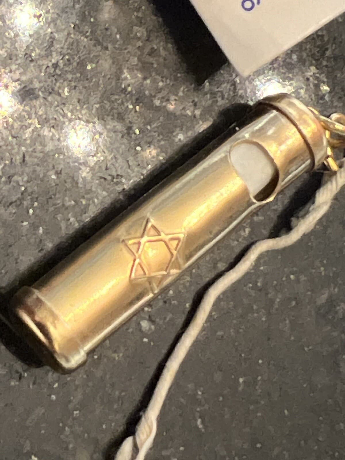 2 Israel & USA Pins 1 Mezuzah W/ Scroll Pendant Vintage 4