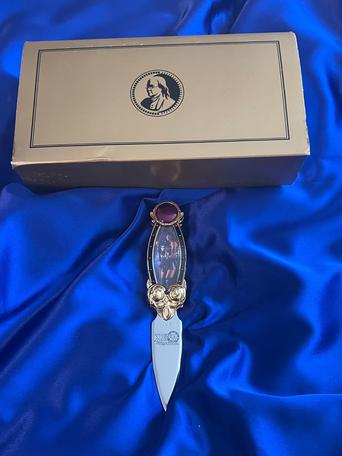 VERY RARE Xena Franklin Mint Knife Prop With BOX- Lucy Lawless & Renee O'Connor