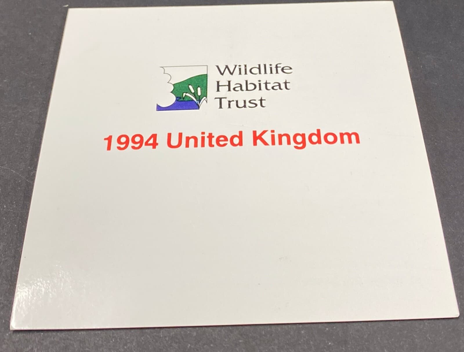 1994 United Kingdom £5 Duck Stamp Wildlife Habitat Trust folder Mini sheet singl 2