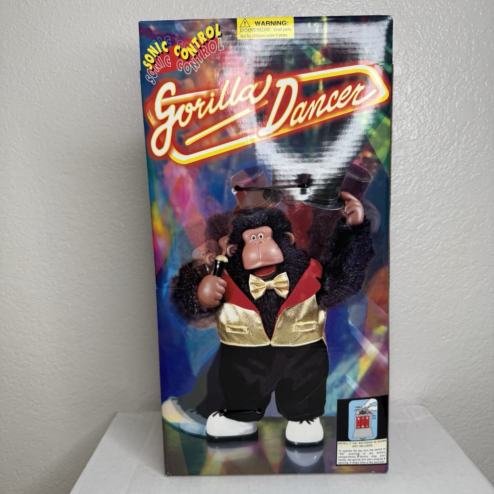 Vintage Rare Magogo Gorilla Dancer Singing Dancing Gorilla Toy Unused New in Box 4