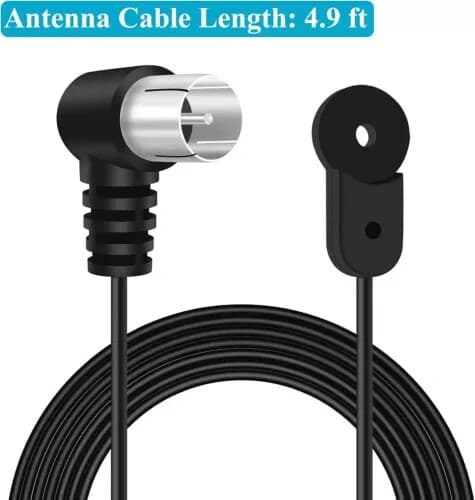 FM Radio Antenna With 4 Adapters Indoor , 75 Ohm for Home Stereo Receivers 3