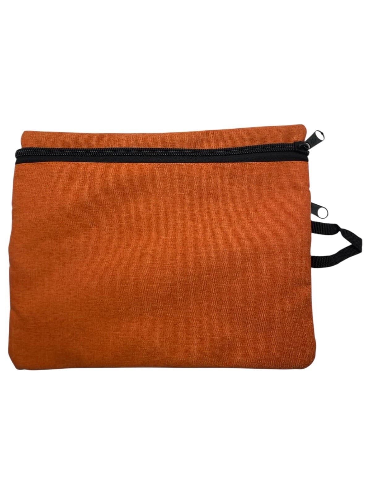 Stokke Zipper Pouch Bag Diaper Stroller Storage Orange 9x7” 2