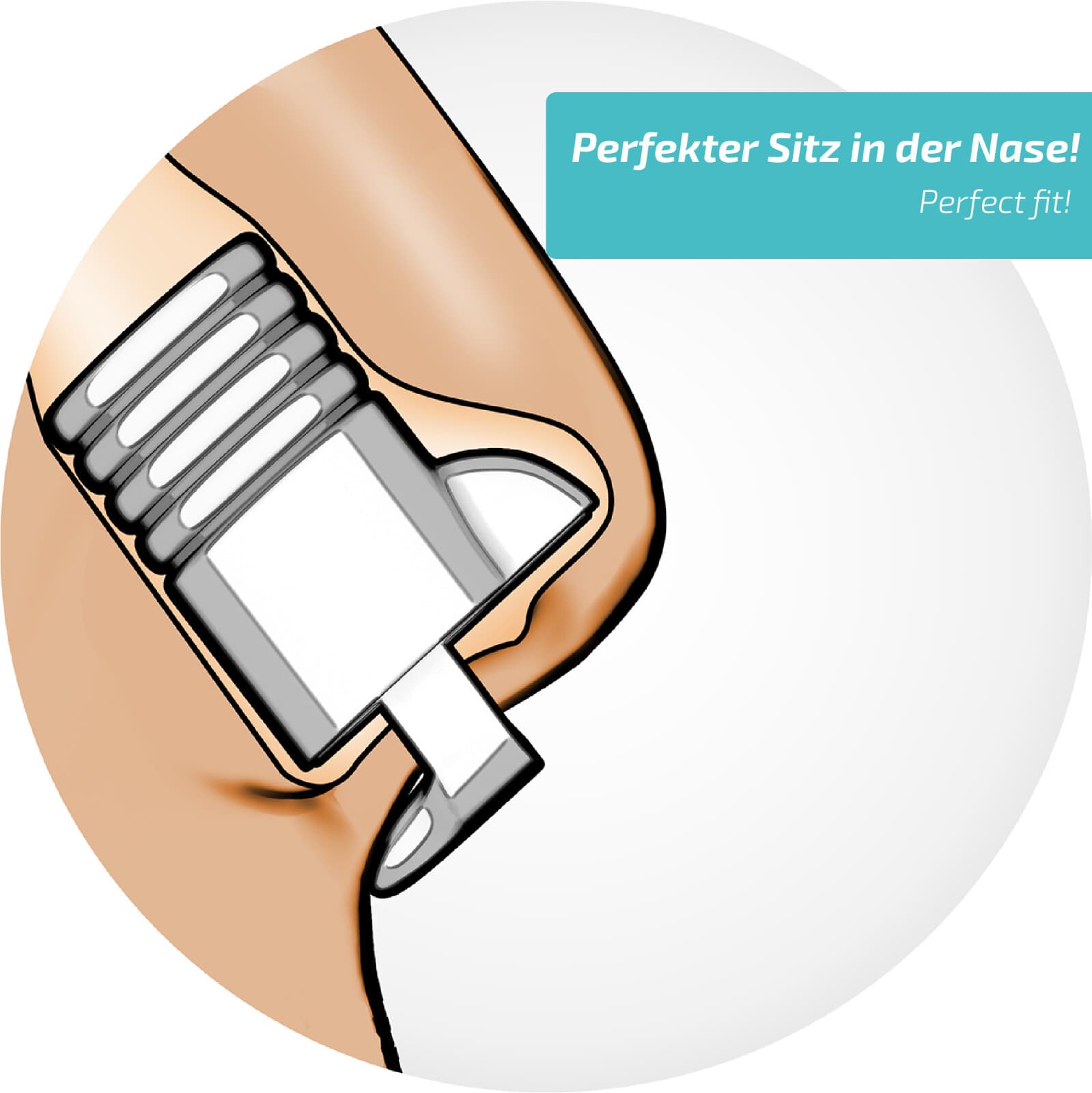 Nasivent Tube Plus - Medium Anti Snoring - Size L - Double Set 4