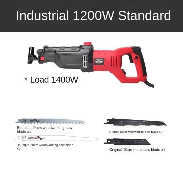 1200W Metal Hand Reciprocating Saw Adjustable Speed Hand Saw Electric Saw 220V