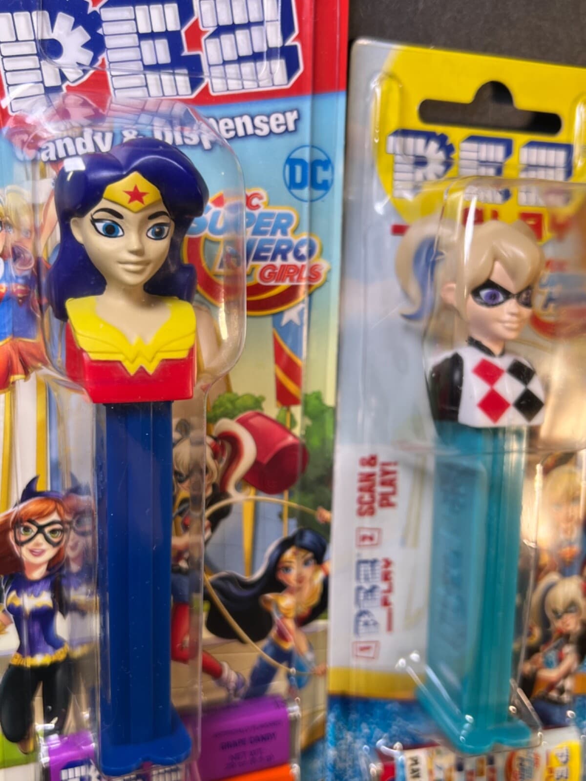 DC “Super Hero Girls” PEZ Candy Dispensers - Lot of (5) - Factory Sealed - NEW! 3