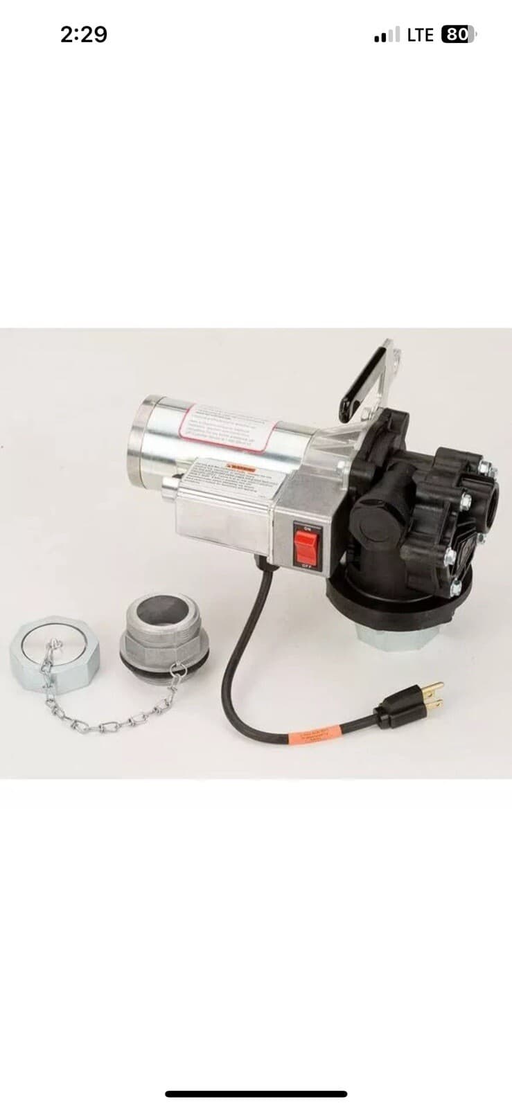 Gpi Pa-200H-2Ur Drum Pump,120v, 1/4 Hp,50/60 Hz 3