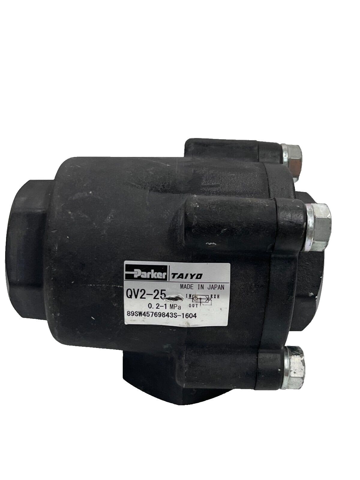 Parker Taiyo QV2-25 High Flow Pneumatic Quick Exhaust Valve 1" NPT  0.2- 1.0 Mpa 3