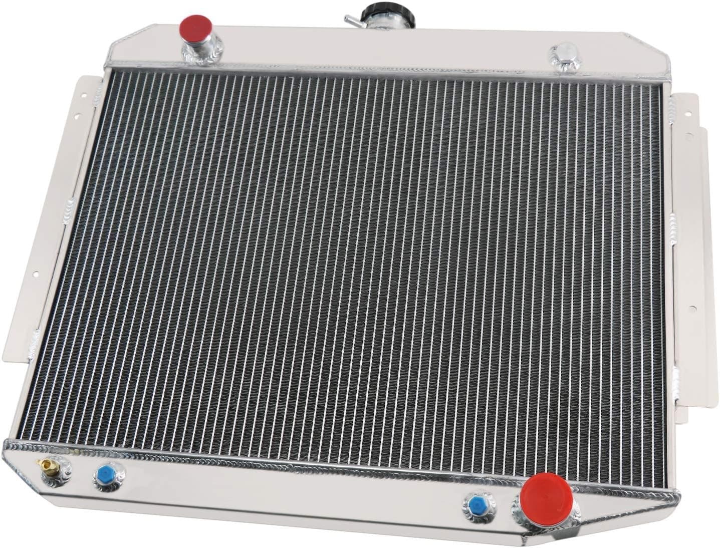 3 Row Aluminum Radiator Compatibe with 1971-1978 Dodge D100 D150 4