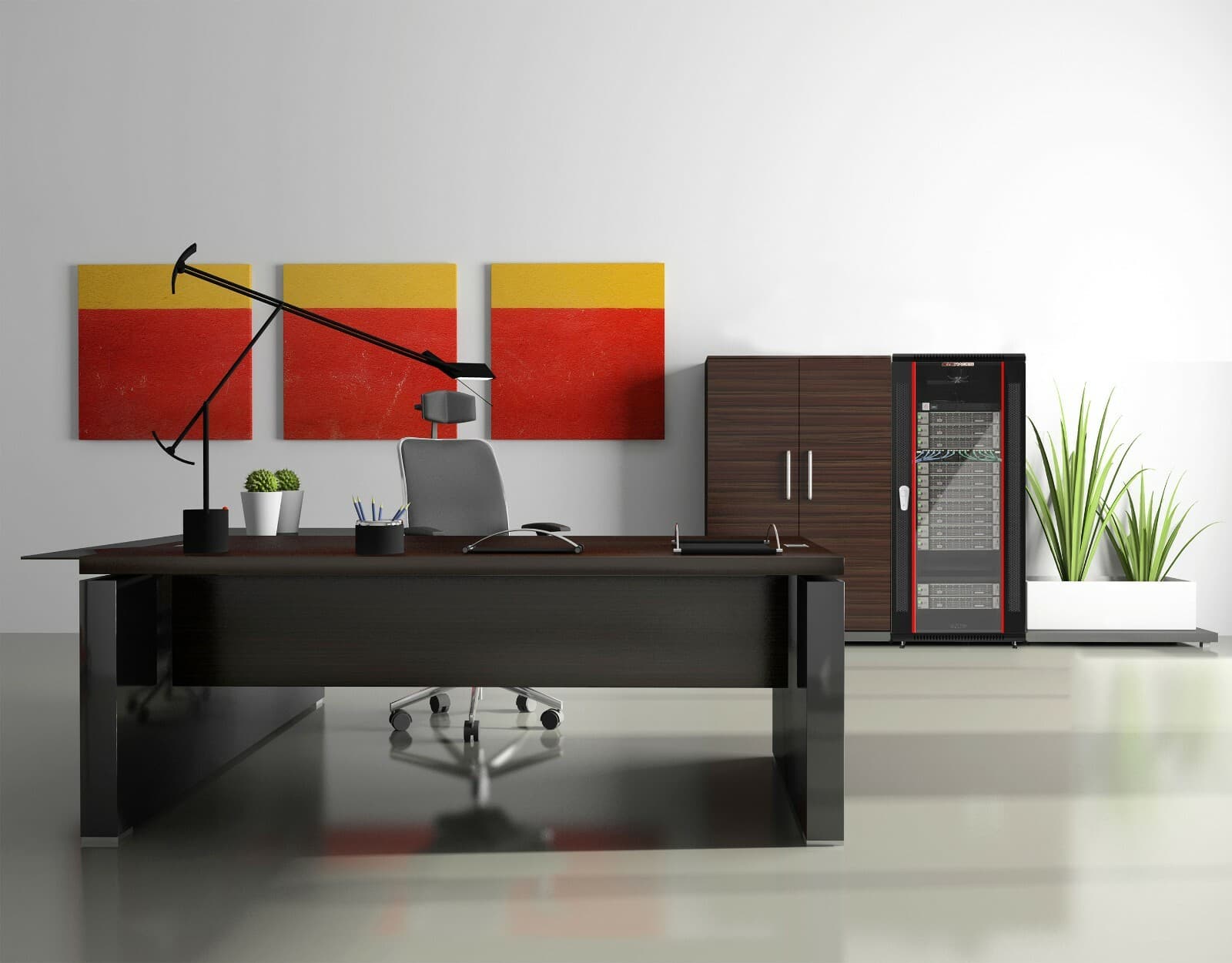 18U Wall Mount Server Rack Locking Network Cabinet Box Data Enclosure 24” Depth 2