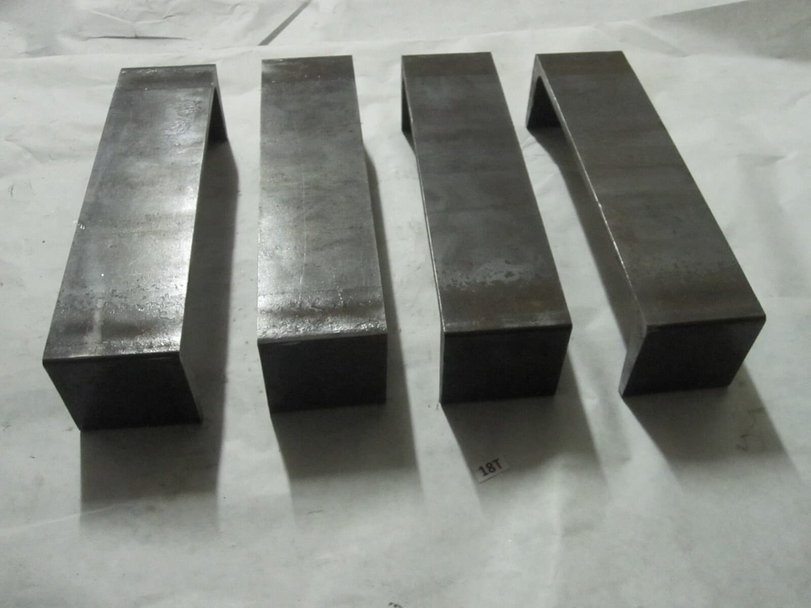 3" x 12" x 2-15/16 C Channel Iron Mild Steel (4 Piece) 2