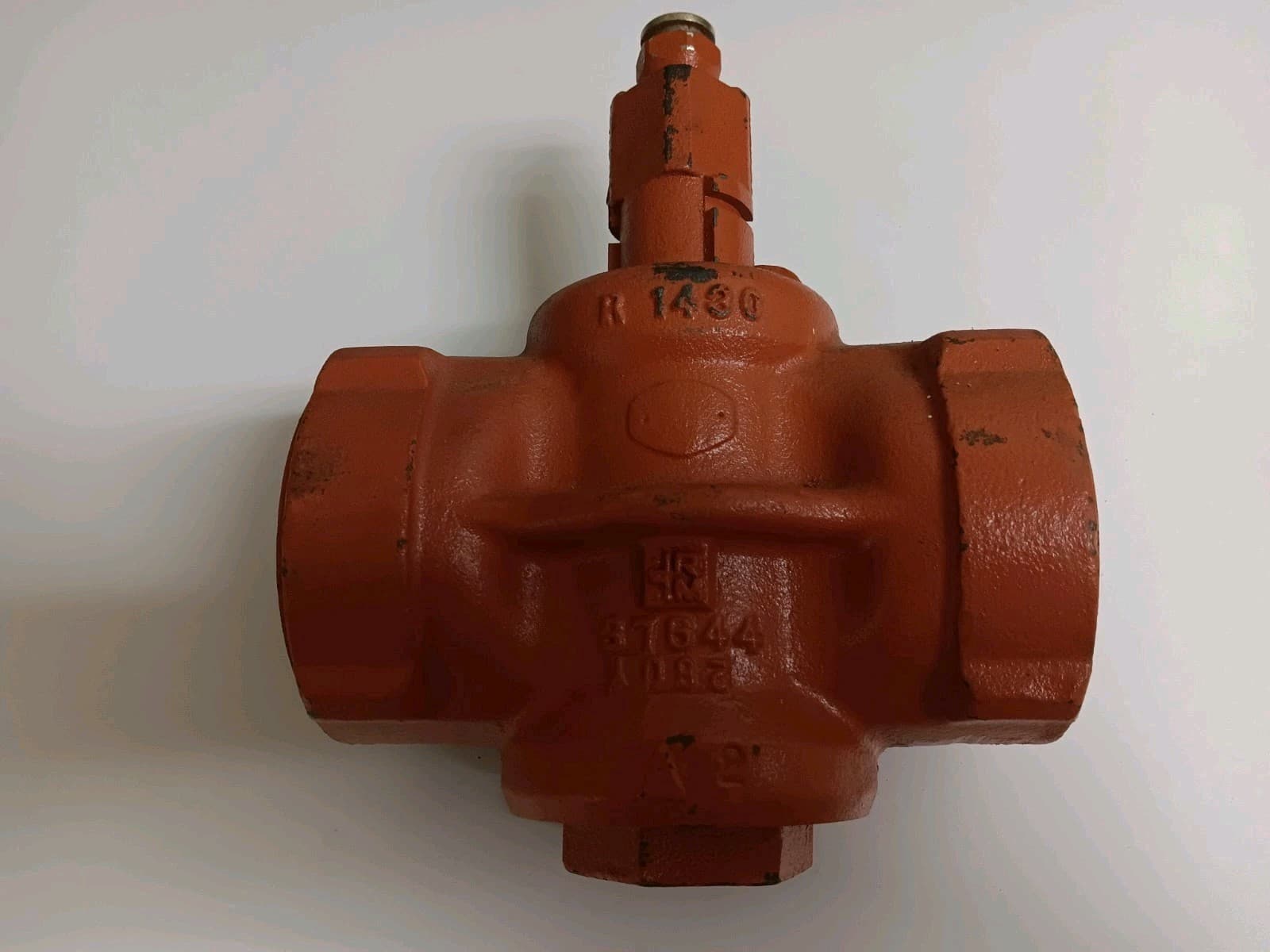 RESUN 2-1/2" LUBRICATED PLUG VALVE 200-WOG R1430  NOS SEE DESCRIPTION 3