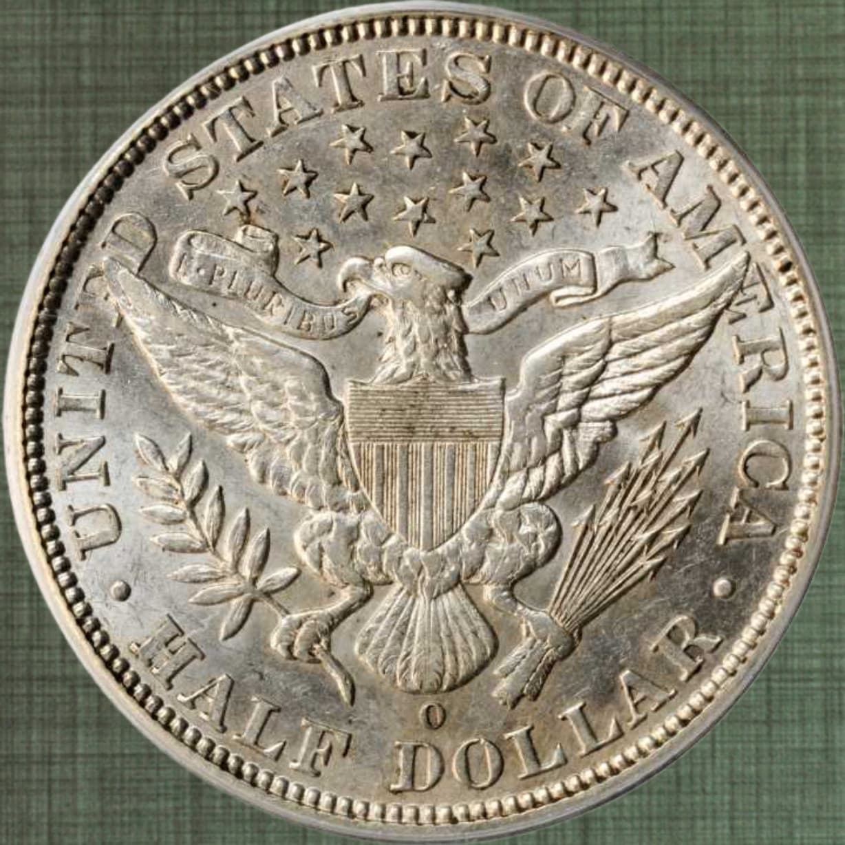 1892 O Barber Half Dollar 50C AU Condition! Rare Coin!! 2