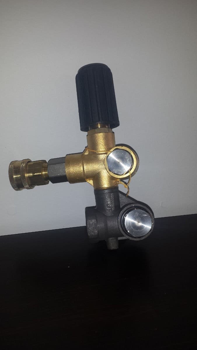 Mi-T-M Pressure Washer Unloader Assembly with Chemical Garden Inlet 80632/80635