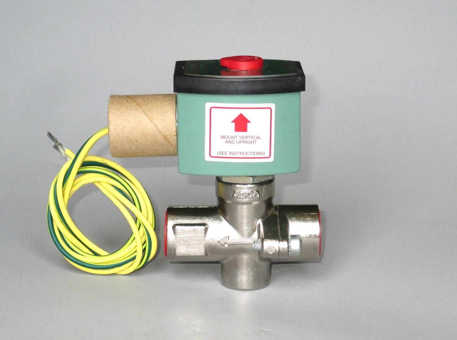 Henny Penny 74582 Solenoid Valve 1/2" NPT, 240V 18" Wire Leads, Asco HV291761002