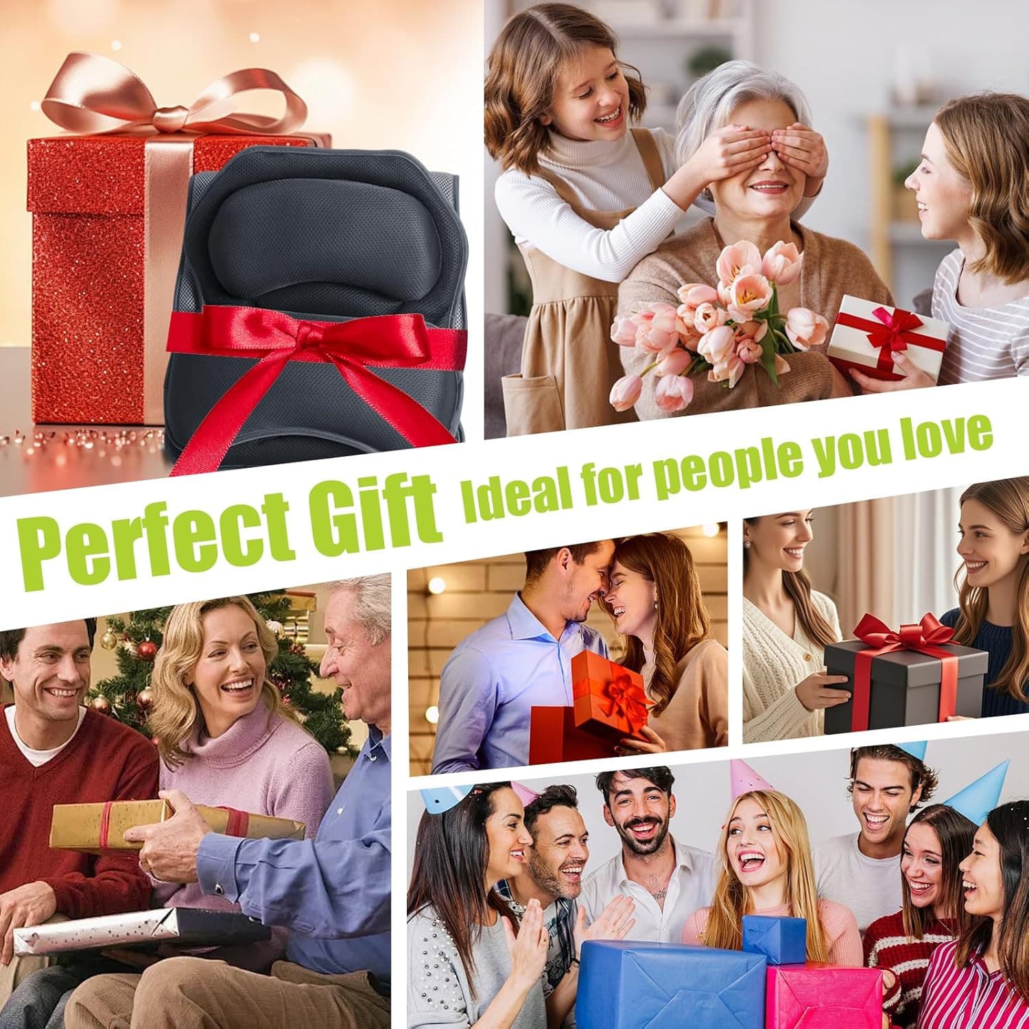 Full Body Bath Pillow for Tub - Extra Long & Thick Tub Pillow with Head, Back & 6