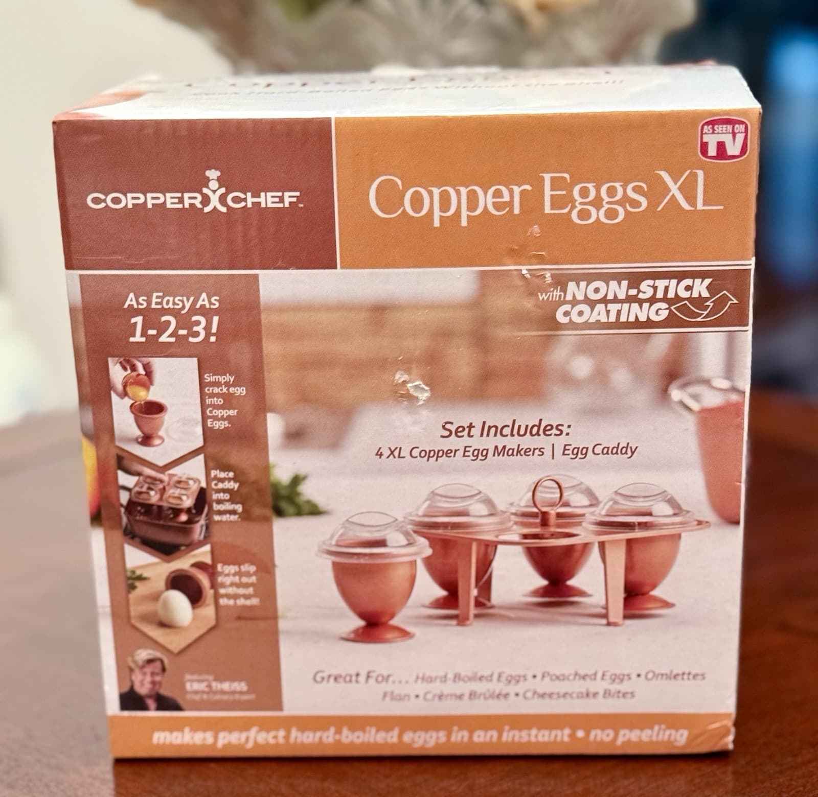 New In Box: Copper Eggs XL - Egg Cooker - by Copper Chef - 2