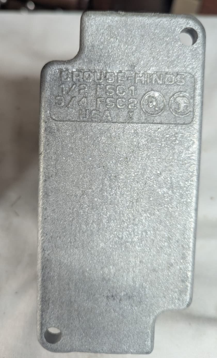 GE # CR101Y400H / MAN MOTOR STARTER, (HAZARDOUS LOCATION). 1 HP, 125/230 VOLTS. 6