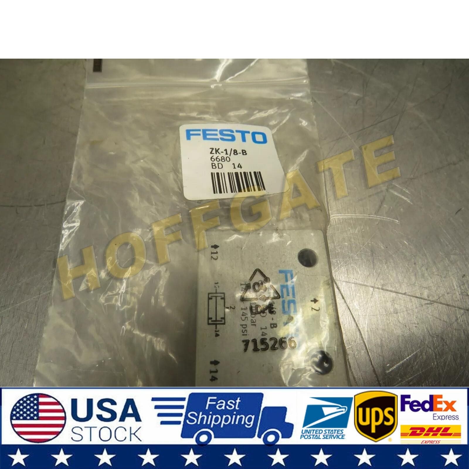 New Festo 6680 ZK-1/8-B AND gate