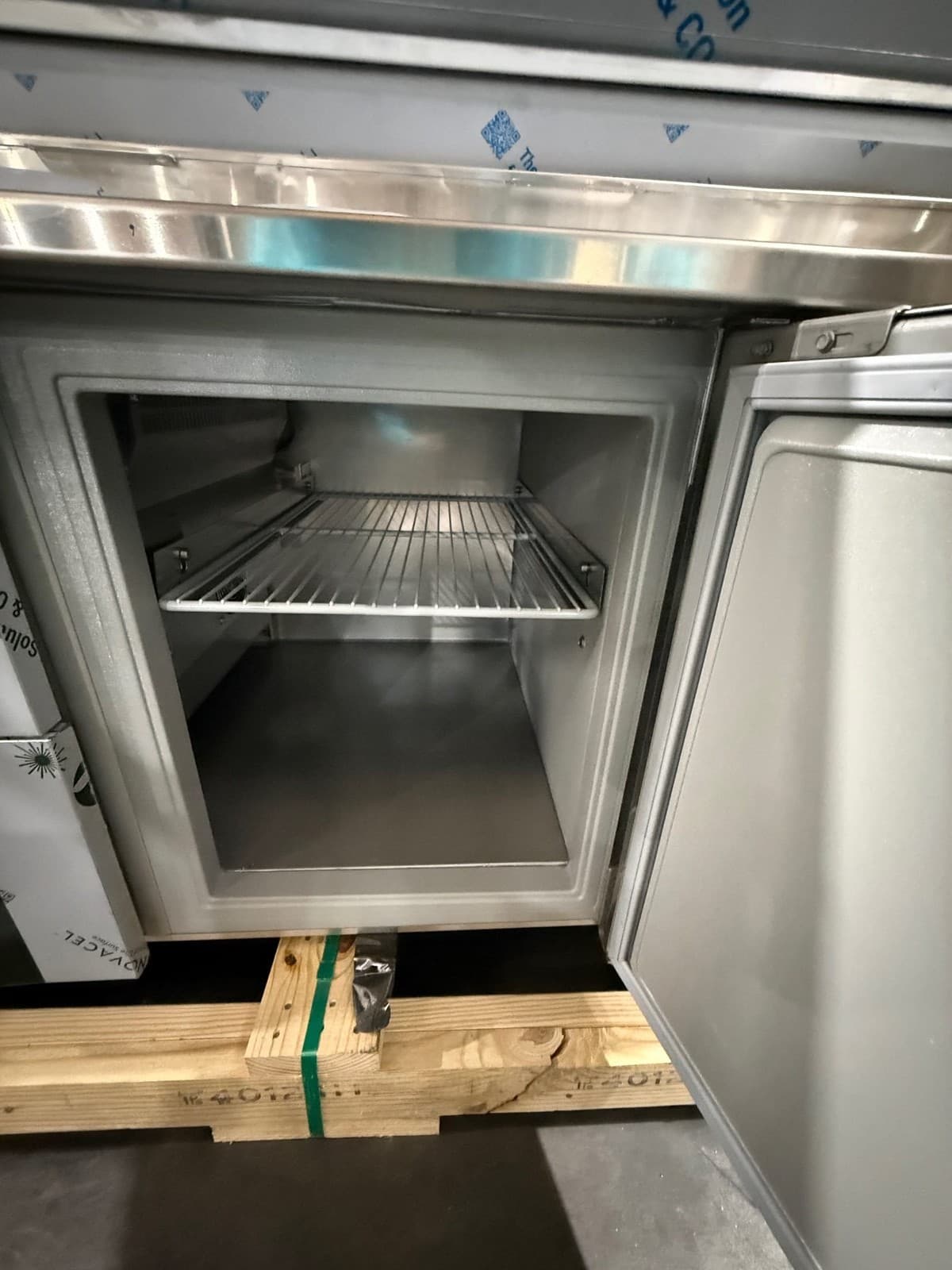 NEW RANDELL DOMHC120R 10' 4-DRAWER 2-DOOR REFRIGERATED PIZZA SANDWICH PREP 3