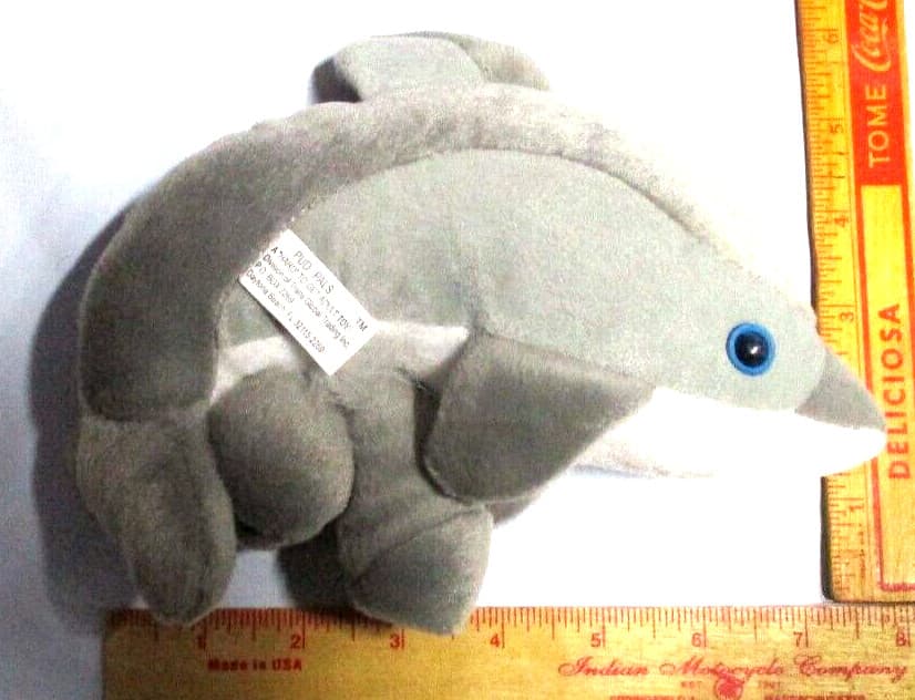 adult stuffed animal w/penis dolphin "weanie baby" novelty beanie doll 2