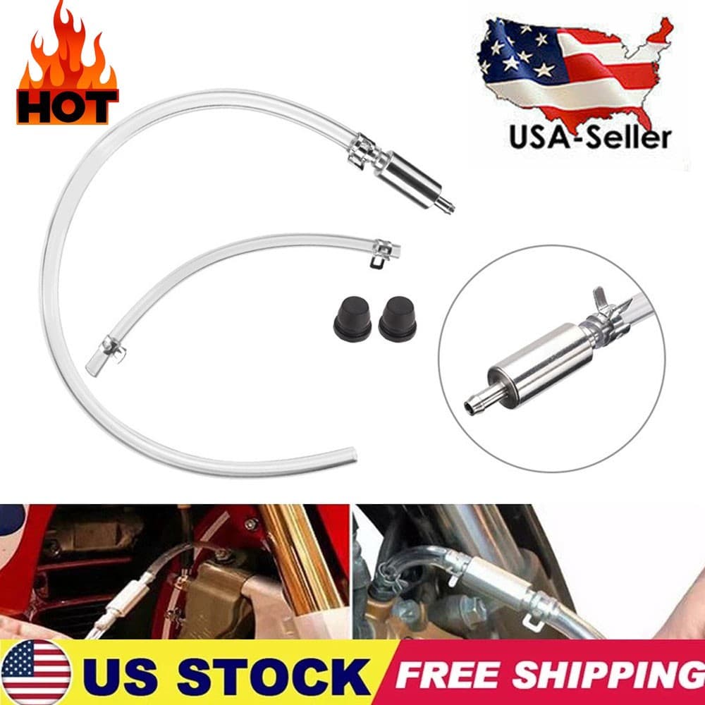 Brake Bleeder Hose - One Way Check Valve Tube Bleeding Tool Kit for;CarMotorcyle 2
