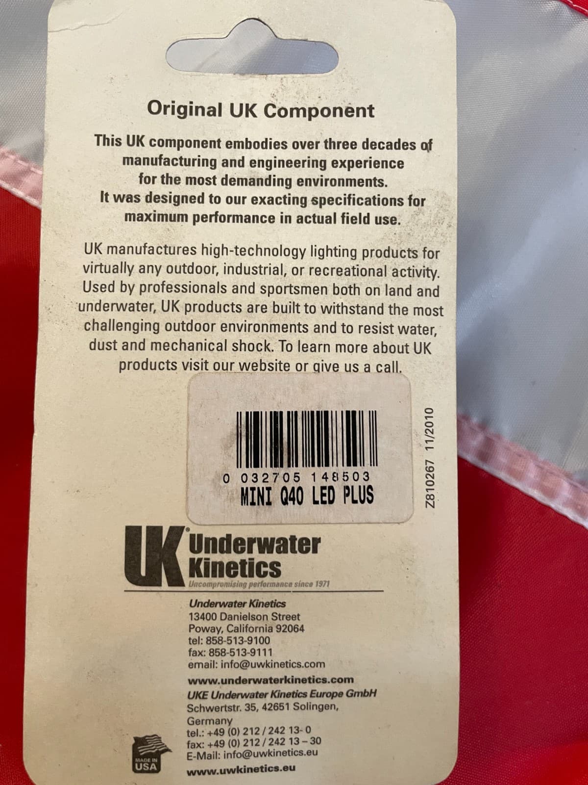 underwater kinetics mini q40 led plus module