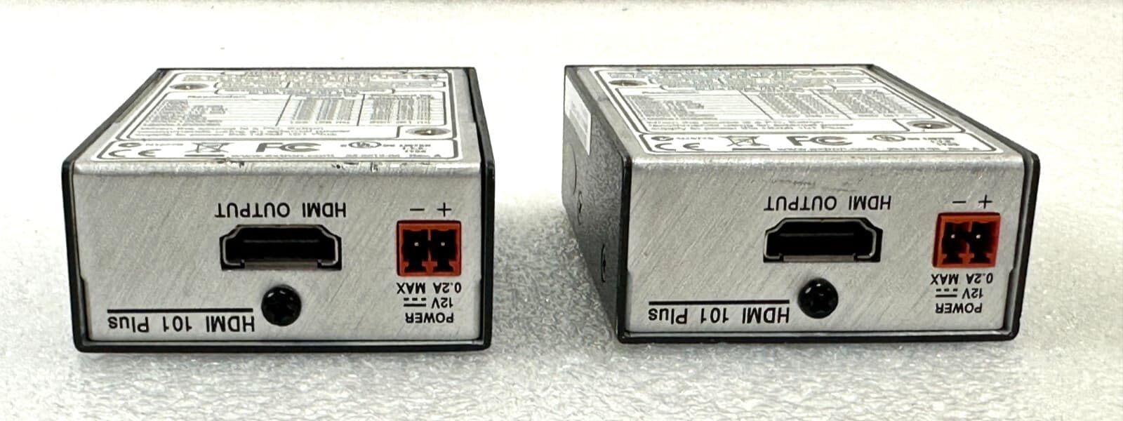 LOT OF 2 Extron HDMI 101 Plus HDMI Cable Equalizer/Extender FREE SHIPPING 🚚 2