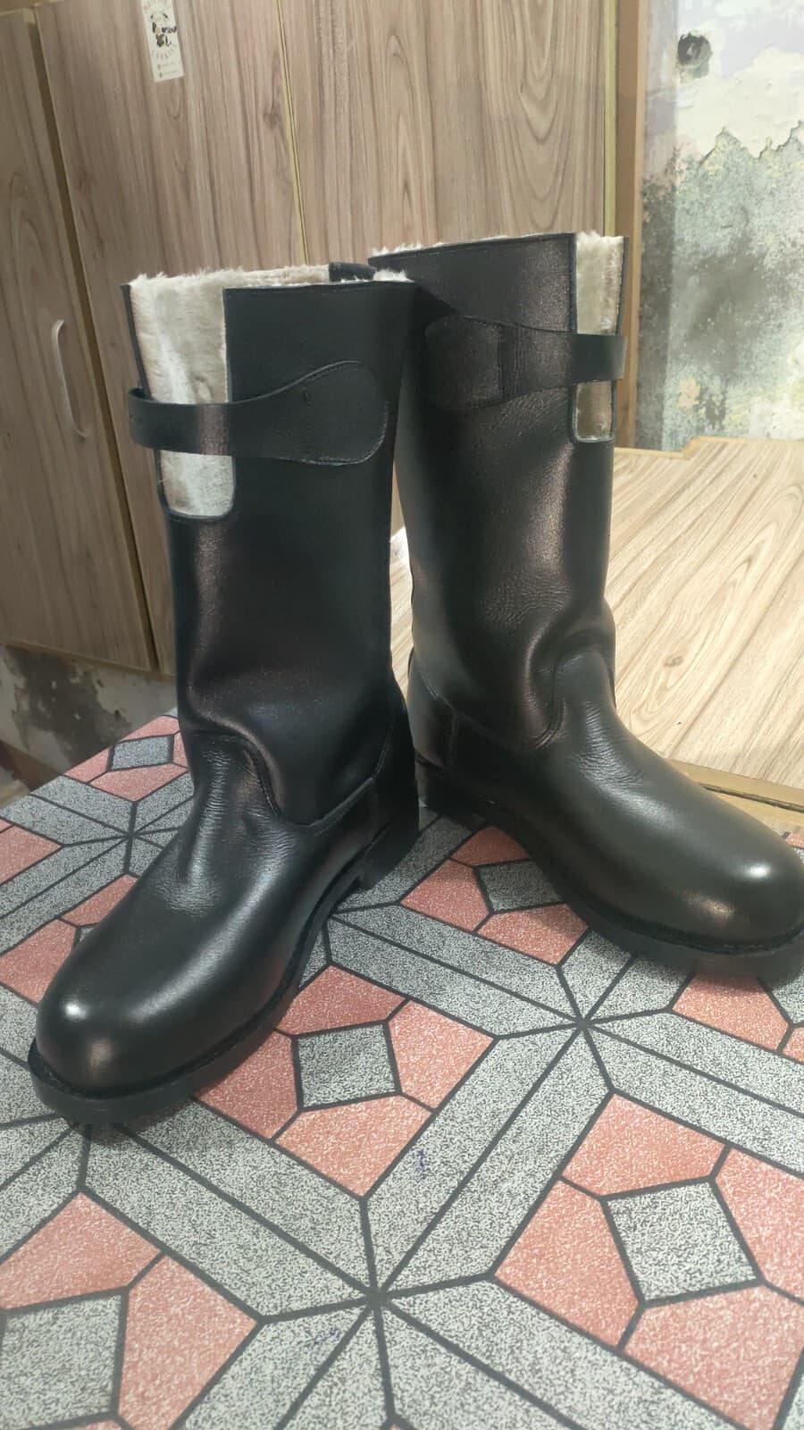 WW2 RAF 1936 Pattern Leather Flying Boots REPRO HANDMADE BOOT SIZE 6 TO 15 4