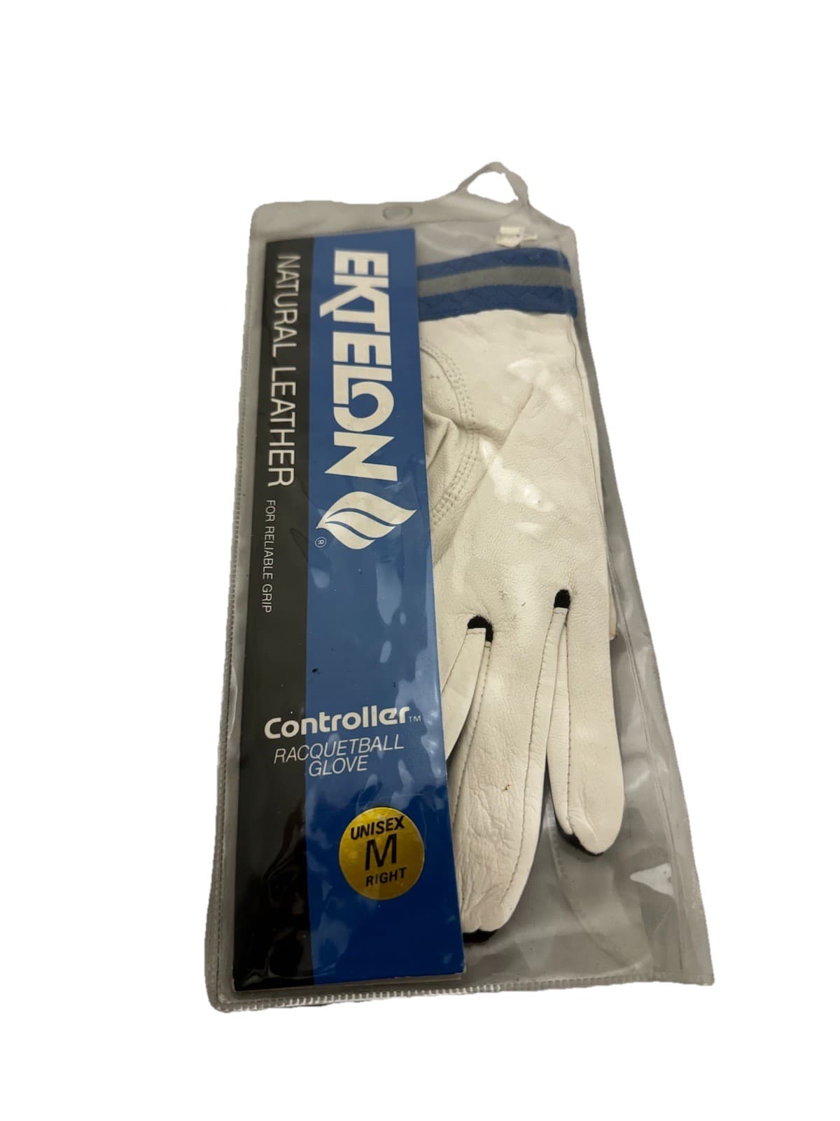 Vtg Ektelon Racquetball Right Glove Goat leather Sz M