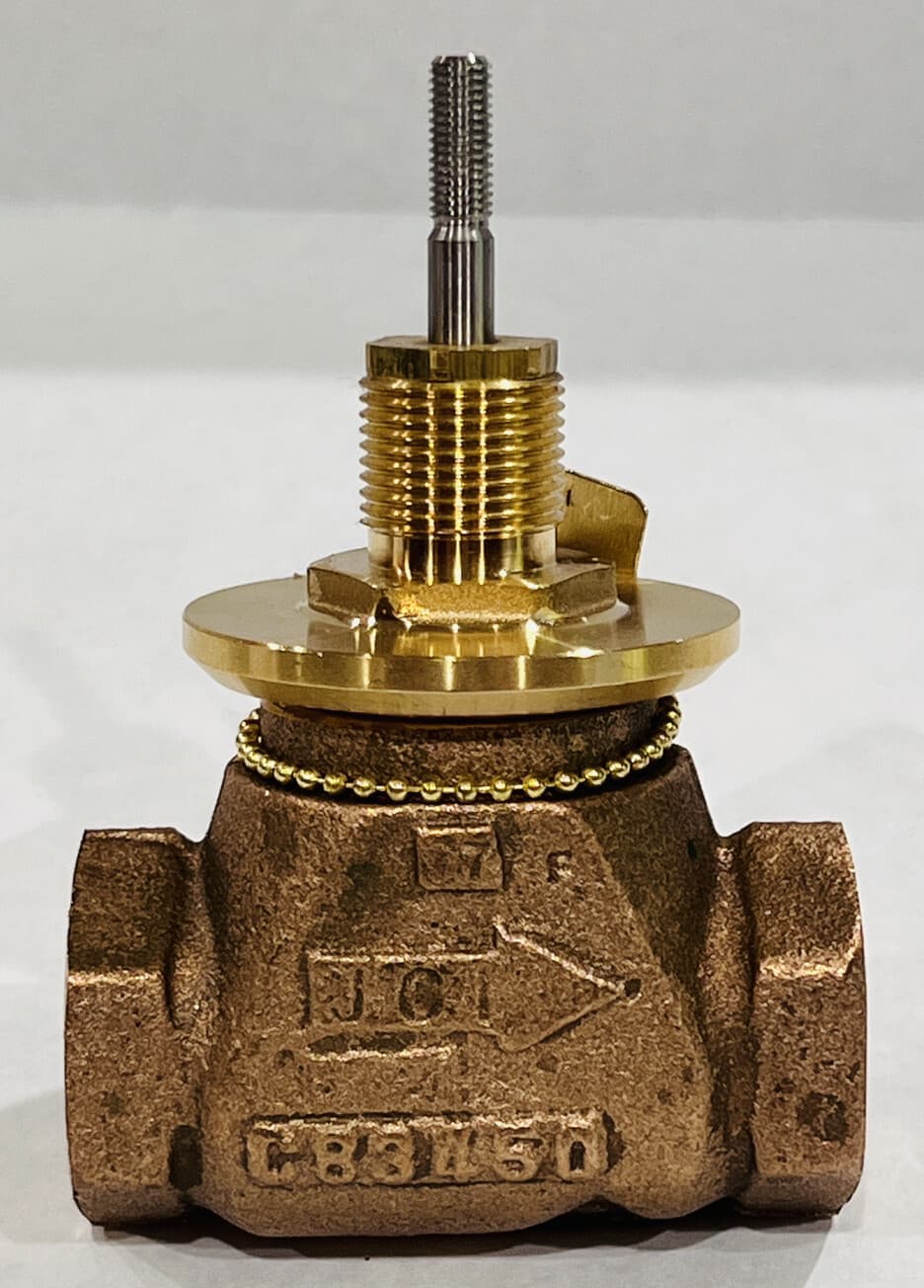 Johnson Controls 1/2" Bronze Valve Body Less Actuator, Normally Open - VG7241ET 2